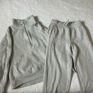 Lululemon Grey Sweat Set